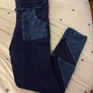 Free People Indigo Jogger Pants